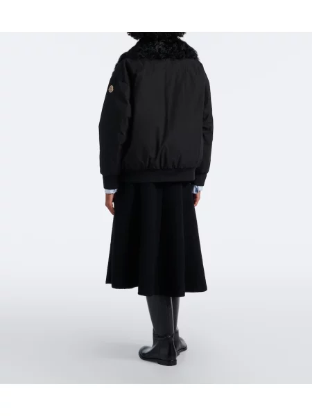 Fustă Moncler de lână negru
