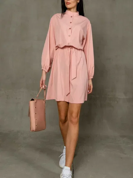 Сукня міні RiMari пудра віскоза/модал