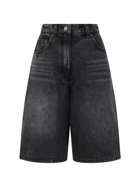 Pantaloni scurți din denim Tomboy negru