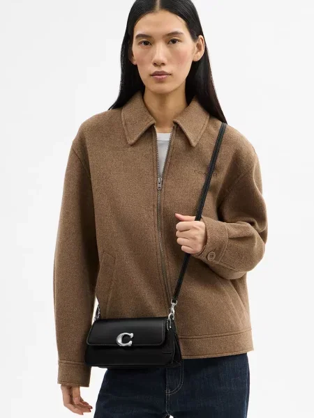 Кожаная сумка через плечо Coach