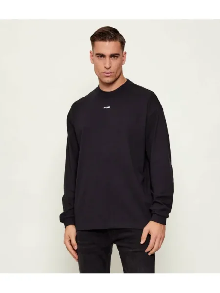 Tricou mânecă lungă Hugo Red negru