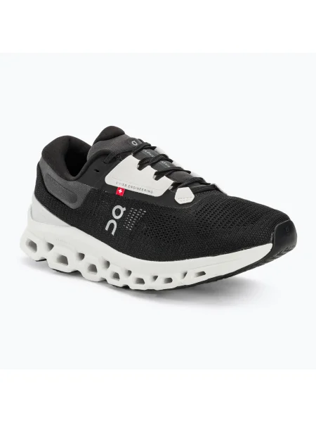 Olcsóbban. Női futócipő On Running Cloudstratus 3 black/frost. Méret: EU fekete