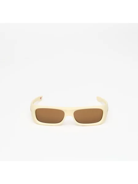 Okulary Oakley Permian Matte Yellow Milkshake Prizm Bronze białe