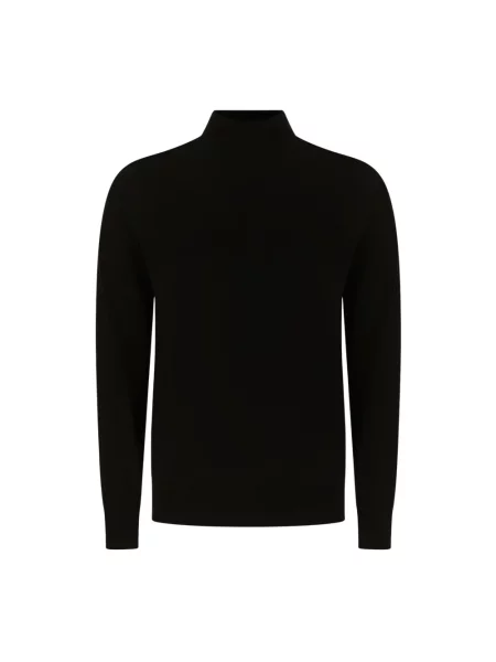 Sweter z golfem Alpha Studio do golfa czarny