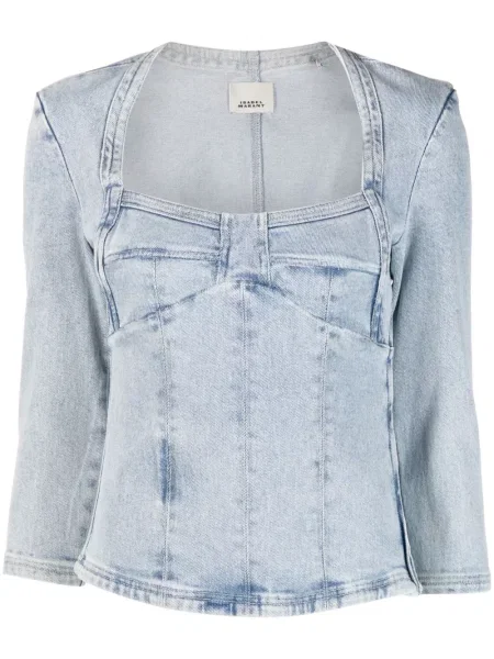 Top Isabel Marant albastru