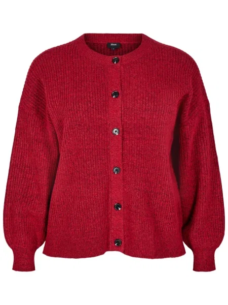 Zizzi Geacă tricotată Cavista' roșu