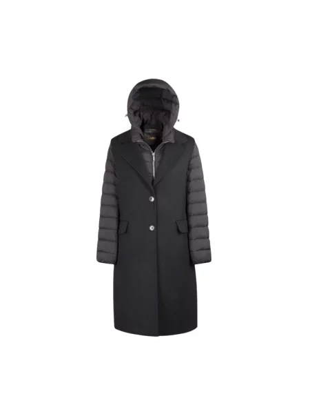 Płaszcz Moorer wełniany czarny