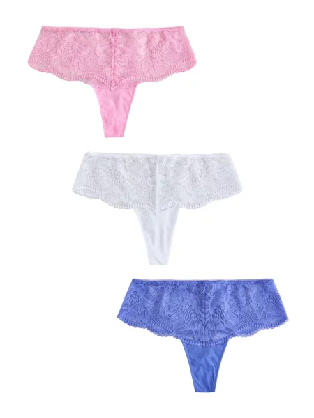 Next Tanga albastru regal / roz alb