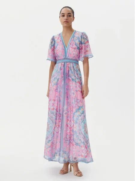 Hale Bob Літня сукня with silk Jaliyah рожевий