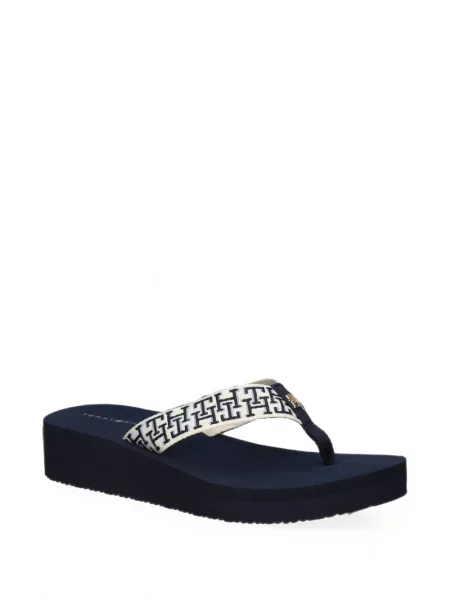 Șlapi Tommy Hilfiger cu platformă cu imagine
