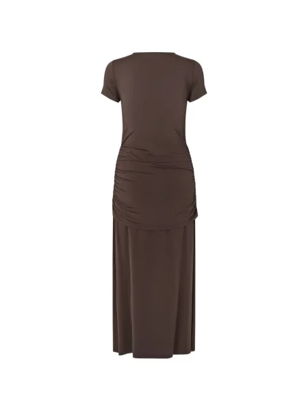 Rochie midi Baum Und Pferdgarten cu volane maro