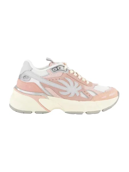Sneakersy Palm Angels skórzane klasyczne różowe