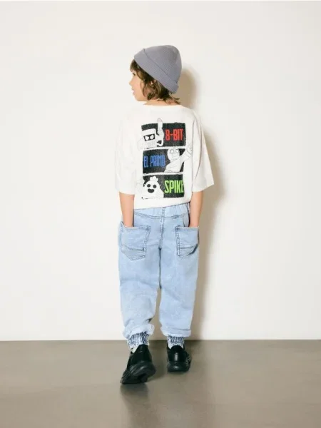 Reserved Blugi jogger albastru