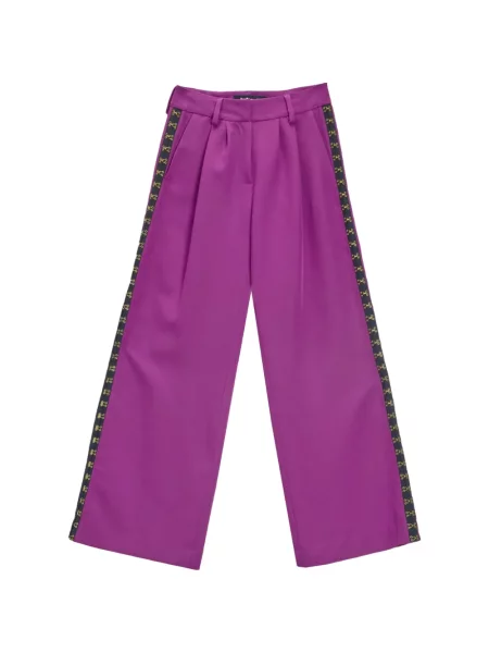 Pantaloni Just Cavalli violet