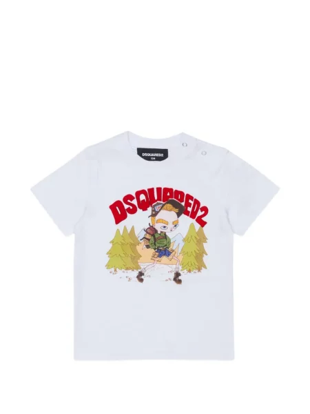 Koszulka dziecięca Dsquared2 biała