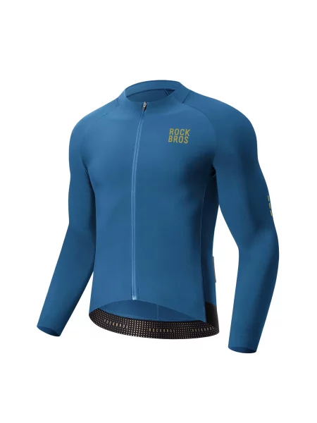 Kurtka rowerowa diamond Rockbros jesień/zima niebieska