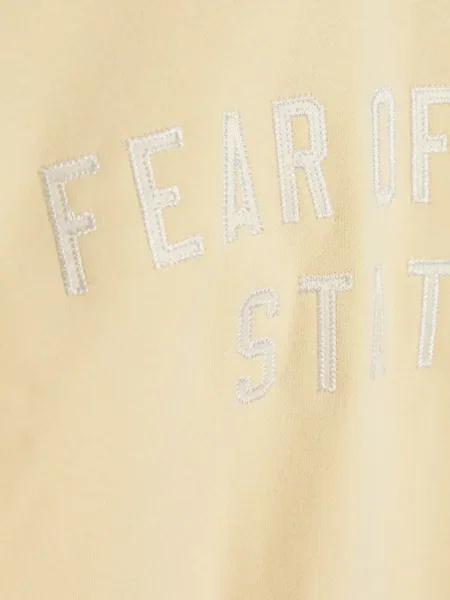Hoodie Fear Of God Essentials με κέντημα κίτρινο