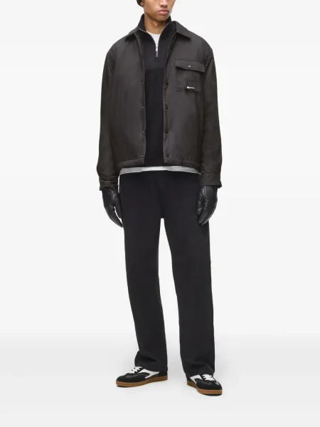 Geacă de blugi Karl Lagerfeld Jeans negru