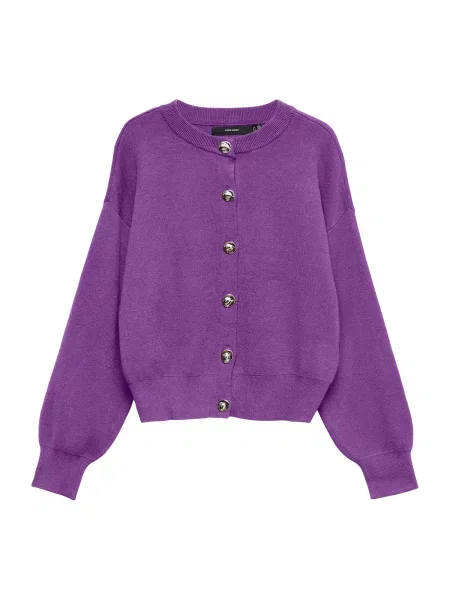VERO MODA Geacă tricotată VMNOELLA mov închis