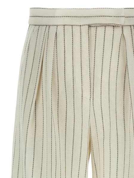 Pantaloni Max Mara alb