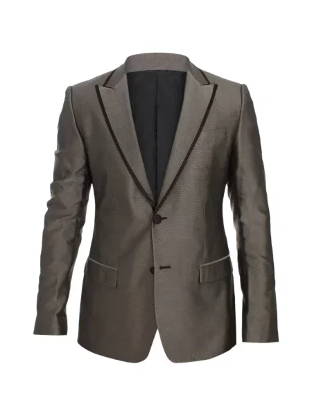 Sacou Dolce & Gabbana de mătase maro