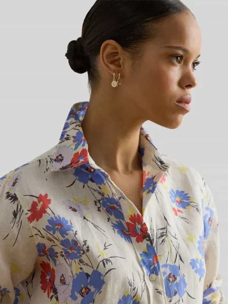 Ralph Lauren Bluzki i koszule Kobieta L Košulja Lauren Ralph Lauren biały