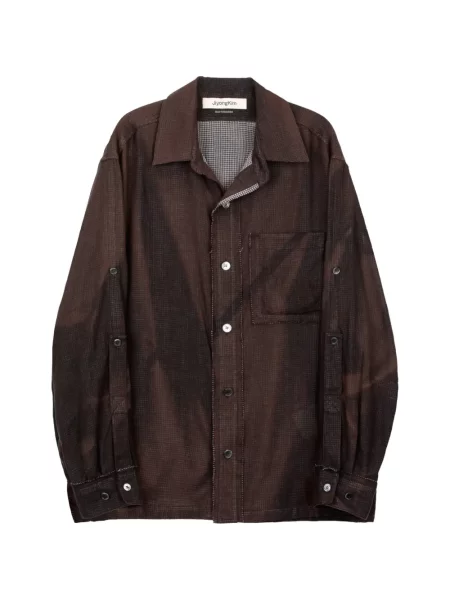 Košile Jiyongkim hnědá