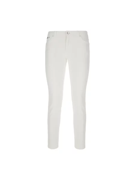 Jeansy Dolce And Gabbana z 5 kieszeniami białe