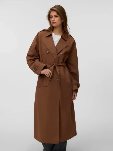 VERO MODA Prechodný kabát VMChloe karamelová
