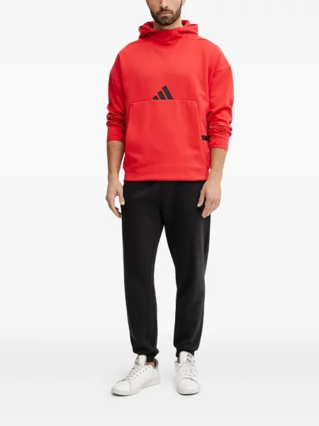 Кожени маратонки Adidas Terrex на райета с принт розово