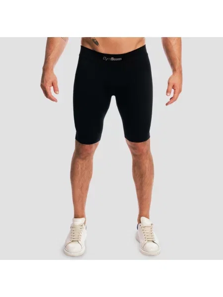 Szorty fitness bezszwowe slim Fuse czarne