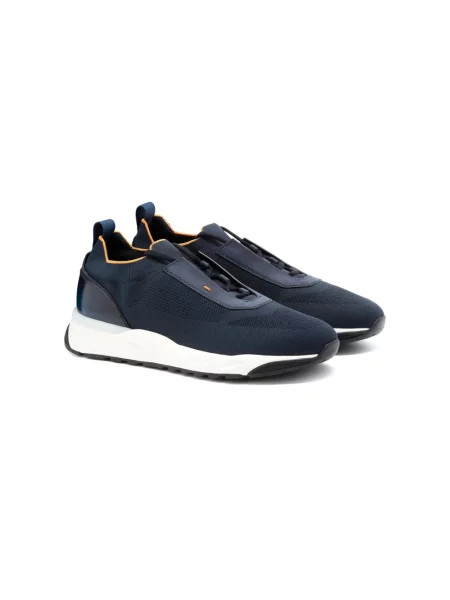 Sneakersy Santoni niebieskie