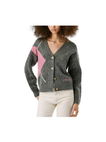Sweter Pepe Jeans z dżerseju szary
