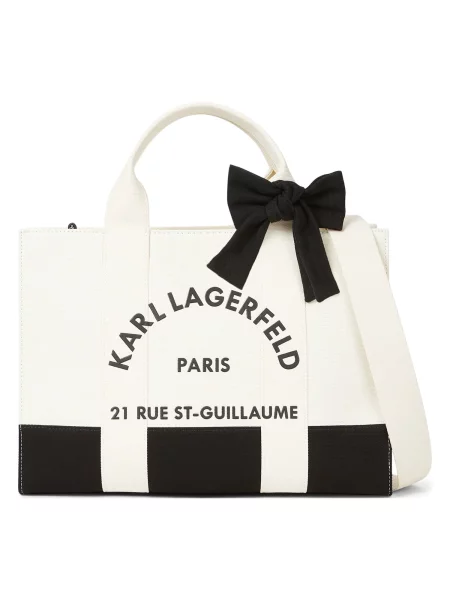 Geantă Karl Lagerfeld alb