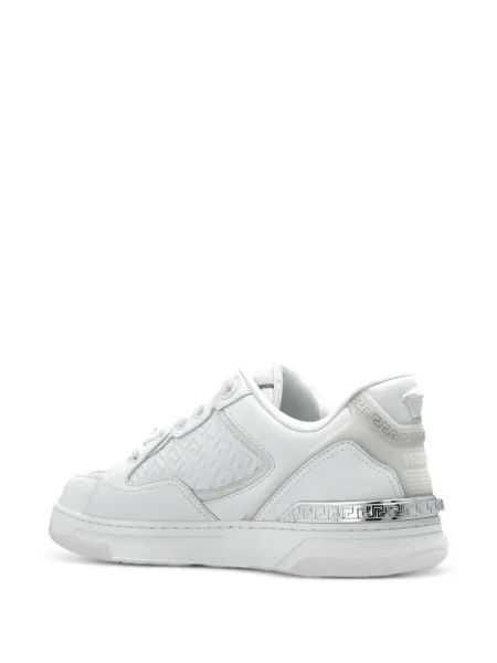 Sneakerși Versace din piele alb
