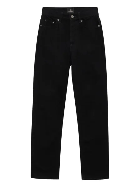 Blugi drepți Anine Bing negru