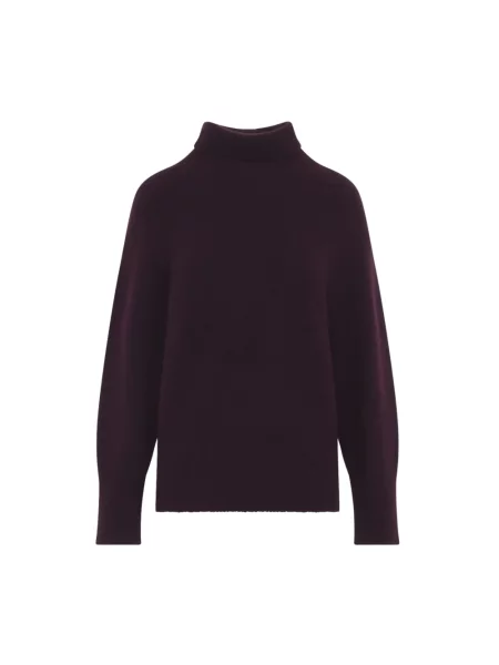 Sweter Giorgio Armani z kaszmiru fioletowy