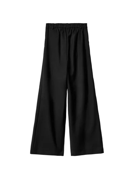 Pantaloni Hinnominate din țesătură twill negru