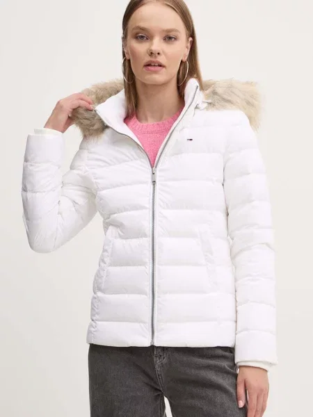 Tommy Jeans kurtka puchowa zimowa biały