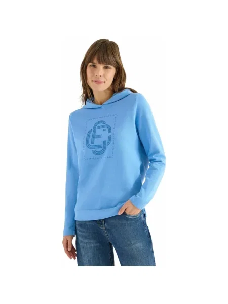 Bluza z kapturem Cecil z kapturem niebieska