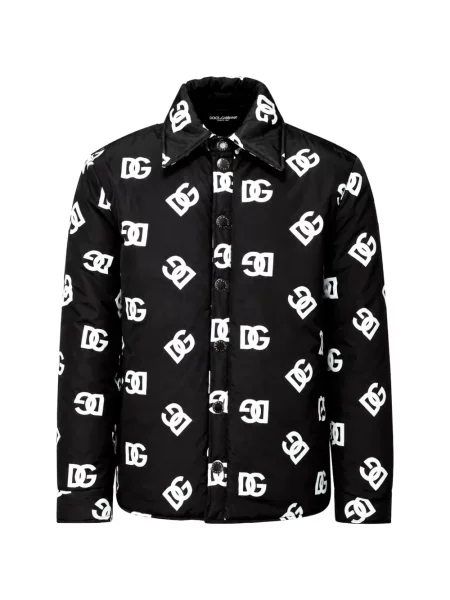 Geacă Dolce & Gabbana cu imagine negru