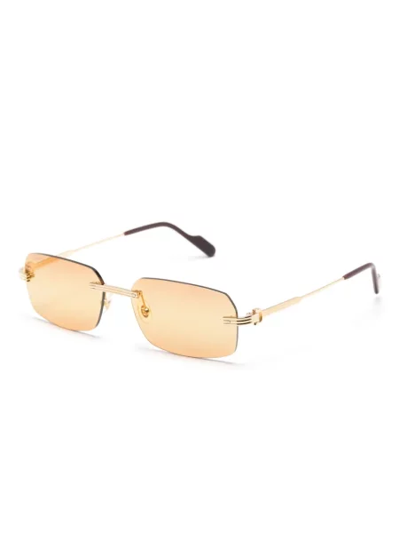 Saulės akiniai Cartier Eyewear auksinė