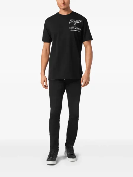 Тениска Philipp Plein черно