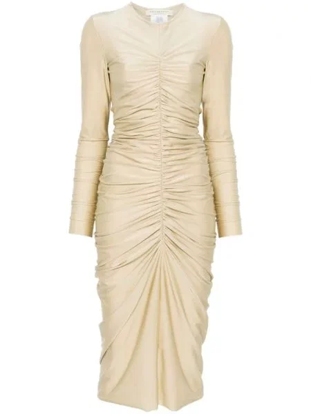 Rochie midi Philosophy Di Lorenzo Serafini drapată până la genunchi de costum