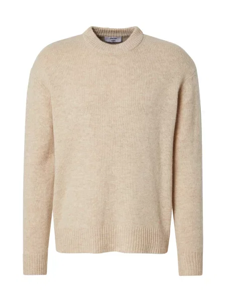 DAN FOX APPAREL Pulover Essential amestecat bej