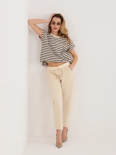 Pantaloni Italy Moda negru