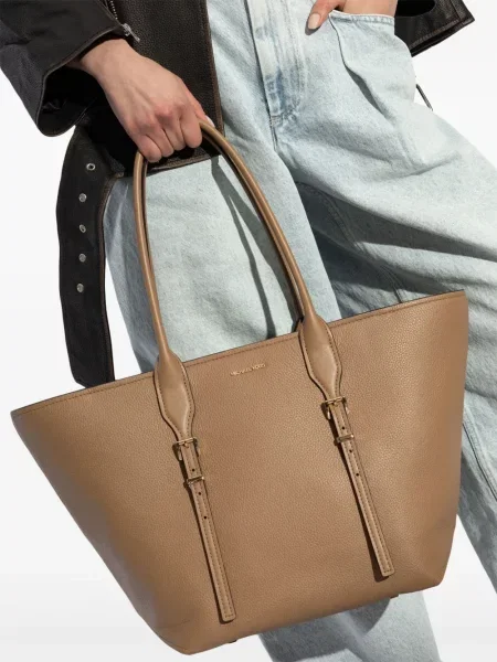 Кожени маратонки Michael Michael Kors бродирани черно