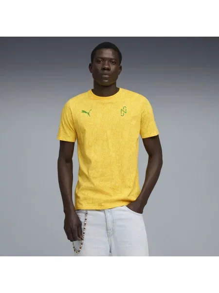 PUMA Neymar Jr Męska koszulka Brazil Passion Printed Akcesoria S żółty
