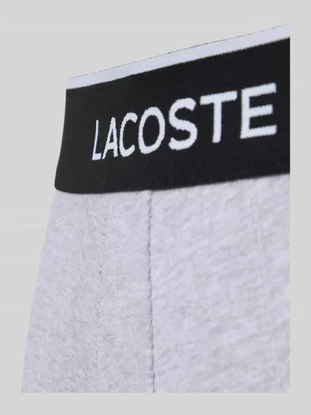 Lacoste bokserki dopasowane z czarne