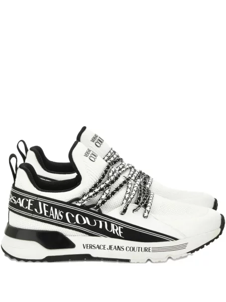 Sneakerși Versace Jeans Couture cu autograf alb